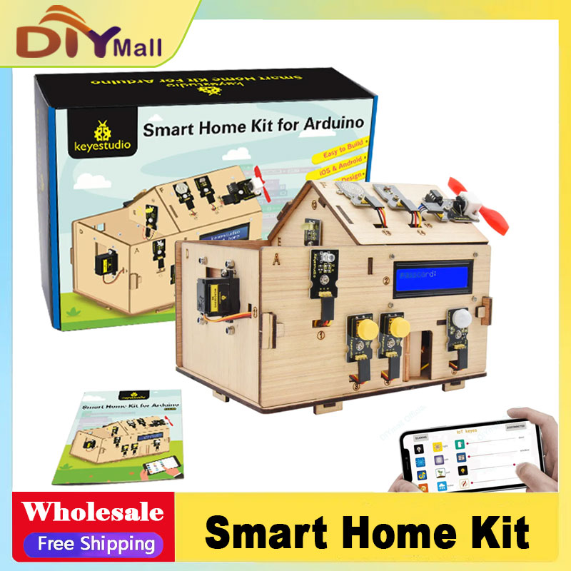 Home Automation Diy Kit - Keyestudio Akıllı IoT Ev Kiti, PLUS