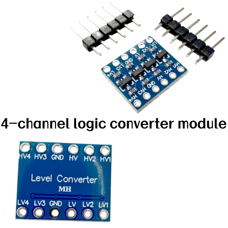 Level Shifter 3.3V - 4 Kanallı Lojik Seviye Dönüştürücü Modülü