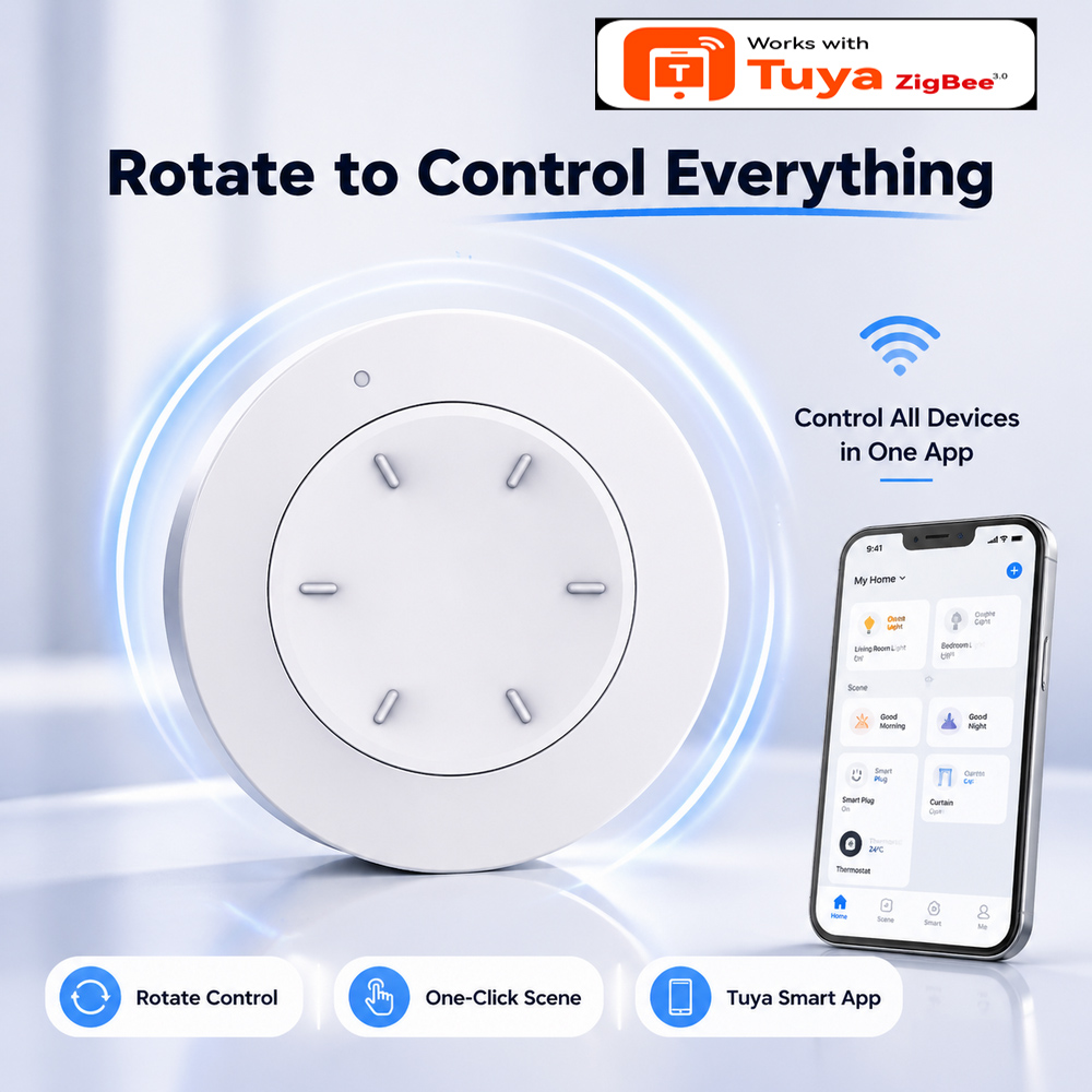 Home Automation Ideas - Akıllı ZigBee Düğme Anahtarı Tuya Smart