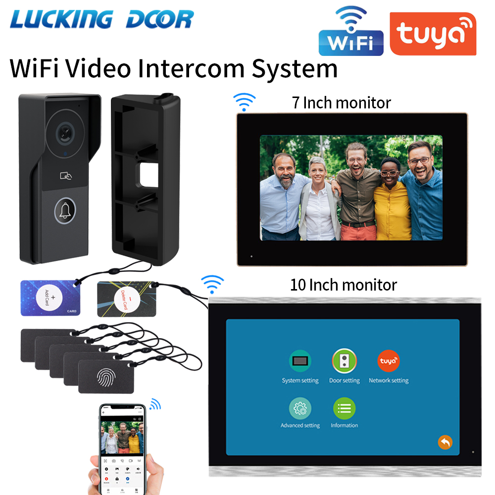 Smart Doorbell Wired - 7/10 inç görüntülü interkom 1080P kapı
