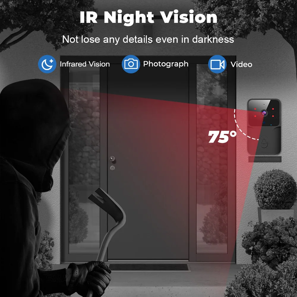 2026 WiFi Görüntülü Kapı Zili  - Smart Doorbell Wired incelemesi ve fiyatı