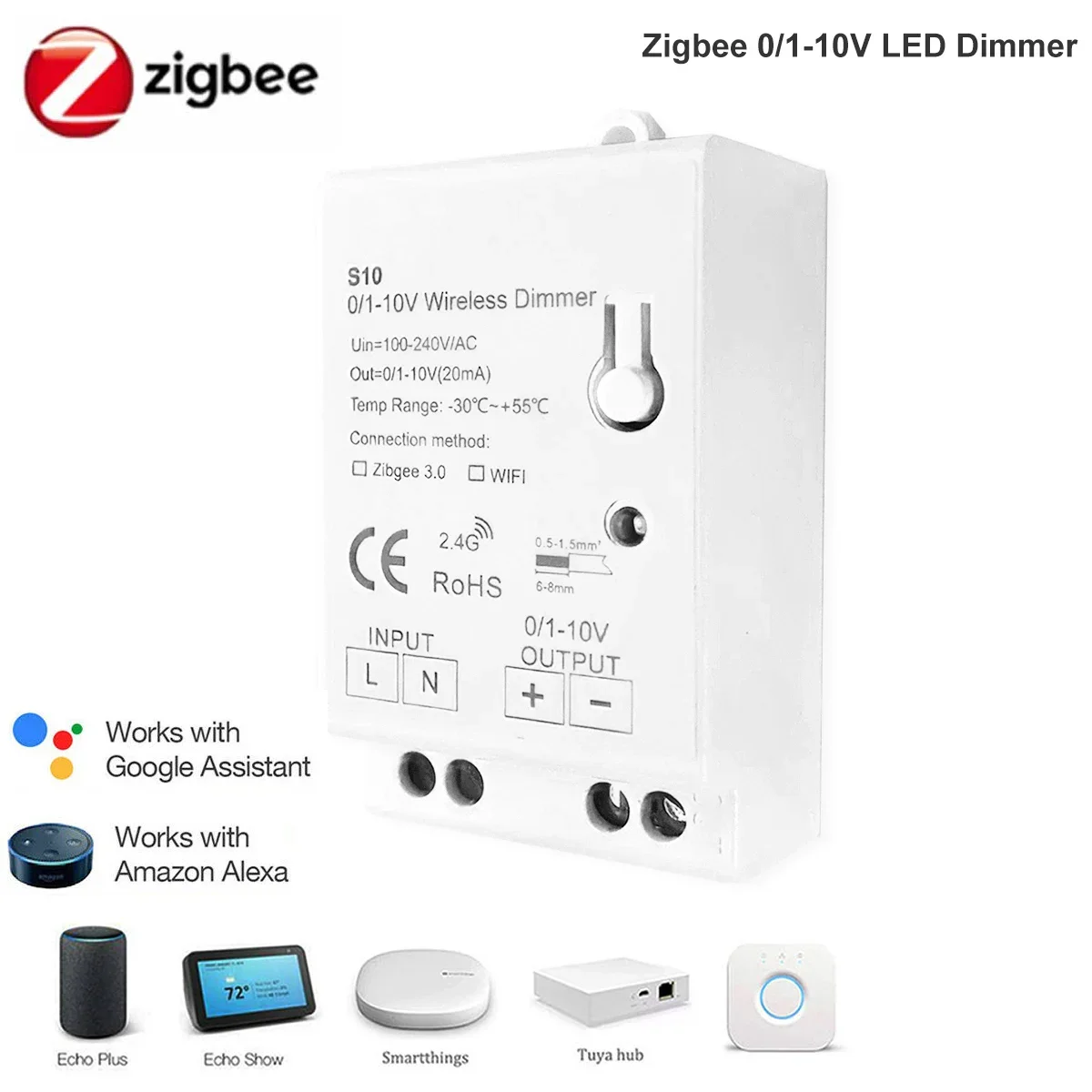 Zigbee 3.0 0-10V 1-10V Dimmer  - Zigbee Coordinator Stick incelemesi ve fiyatı