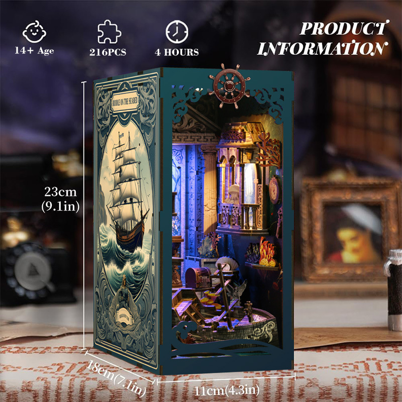 3D Ahşap DIY Kitap Ayracı Bulm - Home Automation Diy Kit incelemesi ve fiyatı