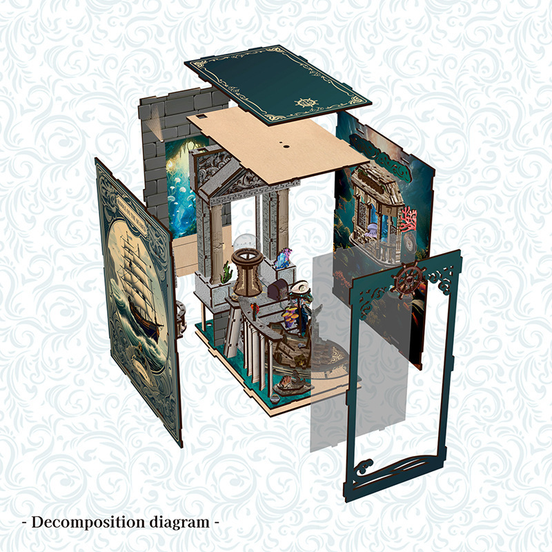 3D Ahşap DIY Kitap Ayracı Bulm - Home Automation Diy Kit incelemesi ve fiyatı