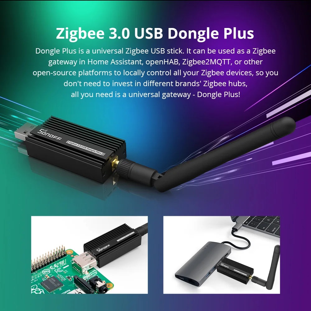 Sonoff Zigbee 3.0 Usb Dongle P - Zigbee Coordinator Stick incelemesi ve fiyatı