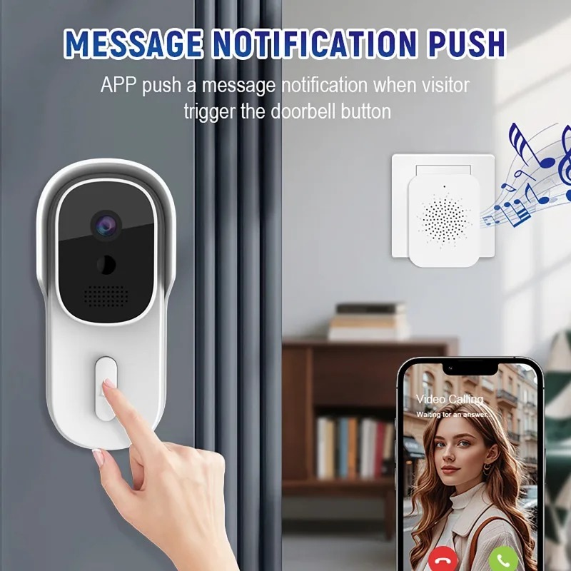 Geniş Görüş Açılı Tuya Akıllı  - Smart Doorbell Wired incelemesi ve fiyatı