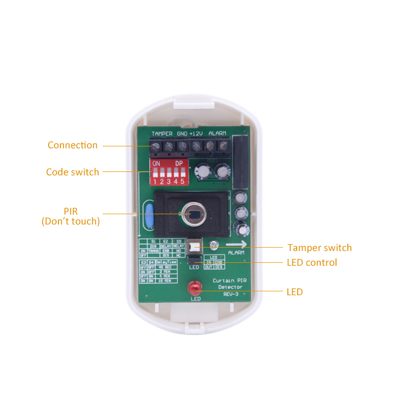 İç Mekan DC12V Kablolu Perde H - Motion Sensor Pir Wired incelemesi ve fiyatı