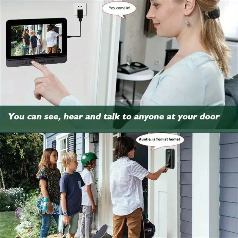 M8 Akıllı Görsel Kapı Zili WiF - Smart Doorbell Wired incelemesi ve fiyatı