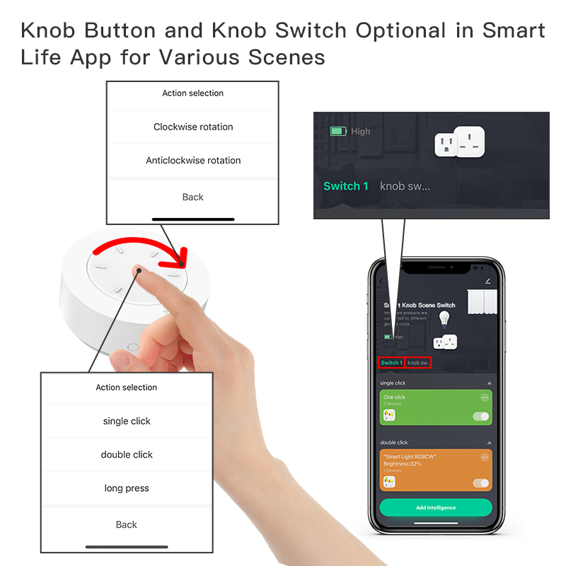 Akıllı ZigBee Düğme Anahtarı T - Home Automation Ideas incelemesi ve fiyatı