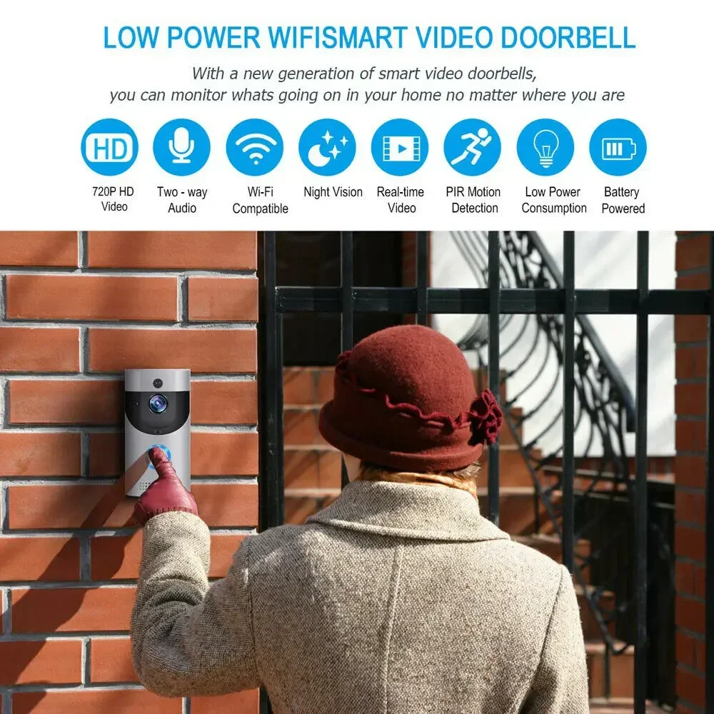 720P HD Akıllı Ev Kablosuz WIF - Smart Doorbell Wired incelemesi ve fiyatı