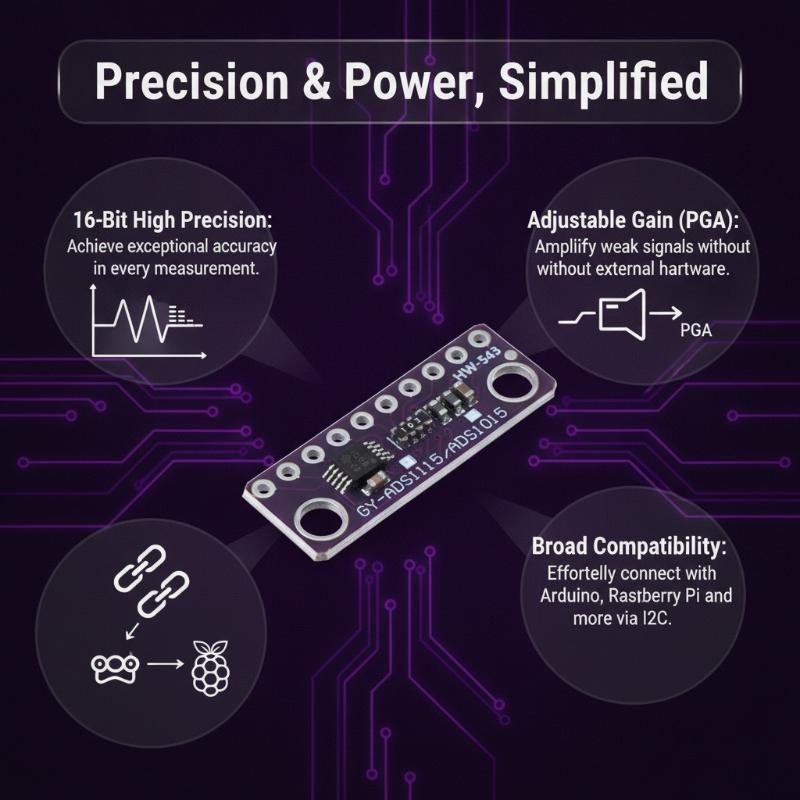 ADS1115 Ayarlanabilir Kazançlı - Diy Home Automation System incelemesi ve fiyatı
